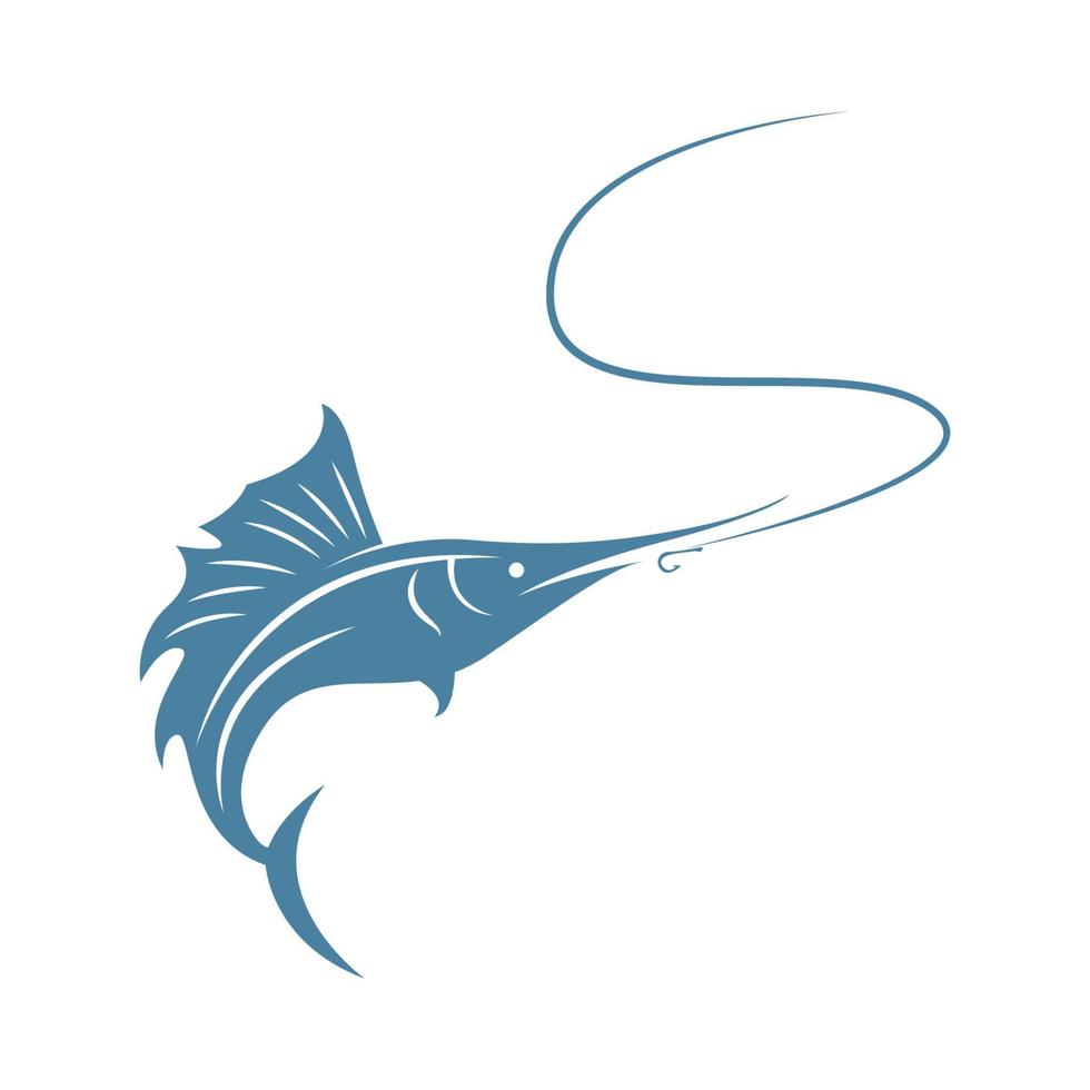 pesca logo icona design vettore