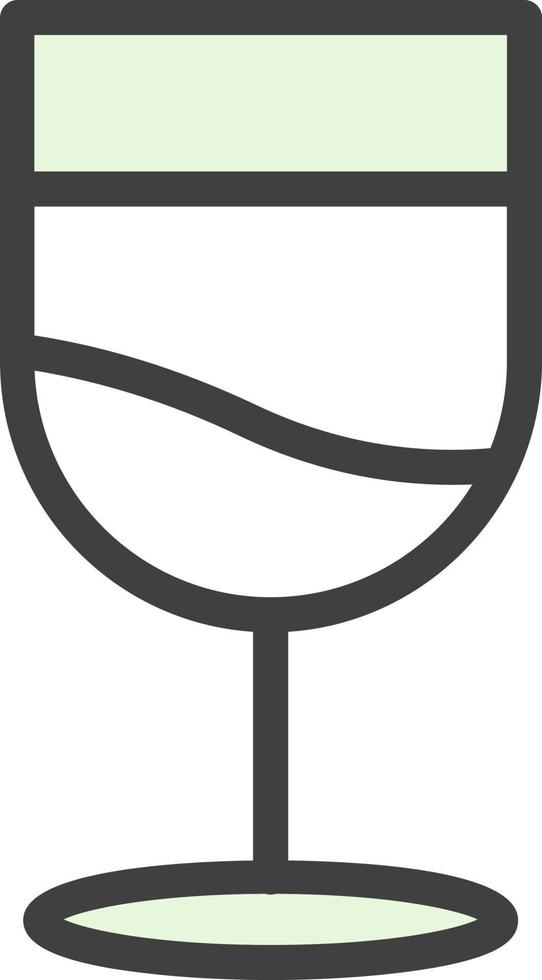 vino bicchiere alt vettore icona design