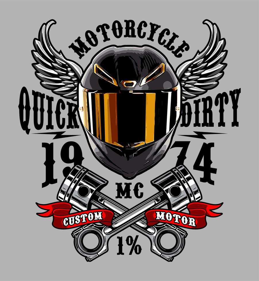 motociclista vettore modello