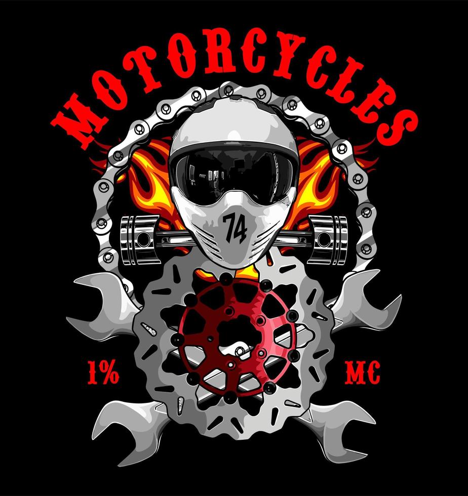 motociclista vettore modello per grafico design