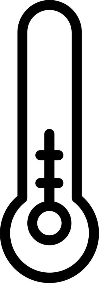 termometro metà vettore icona design