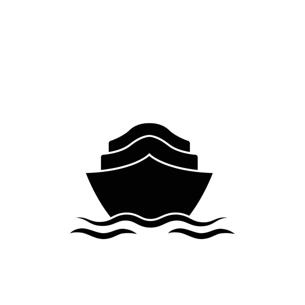 logo della nave da crociera vettore