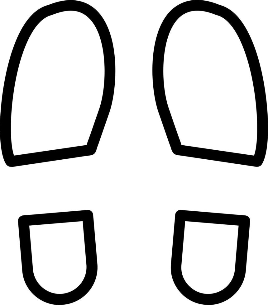 scarpa stampe vettore icona design