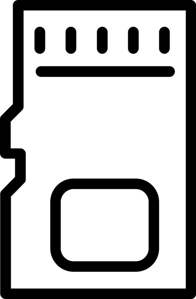 sd carta vettore icona design