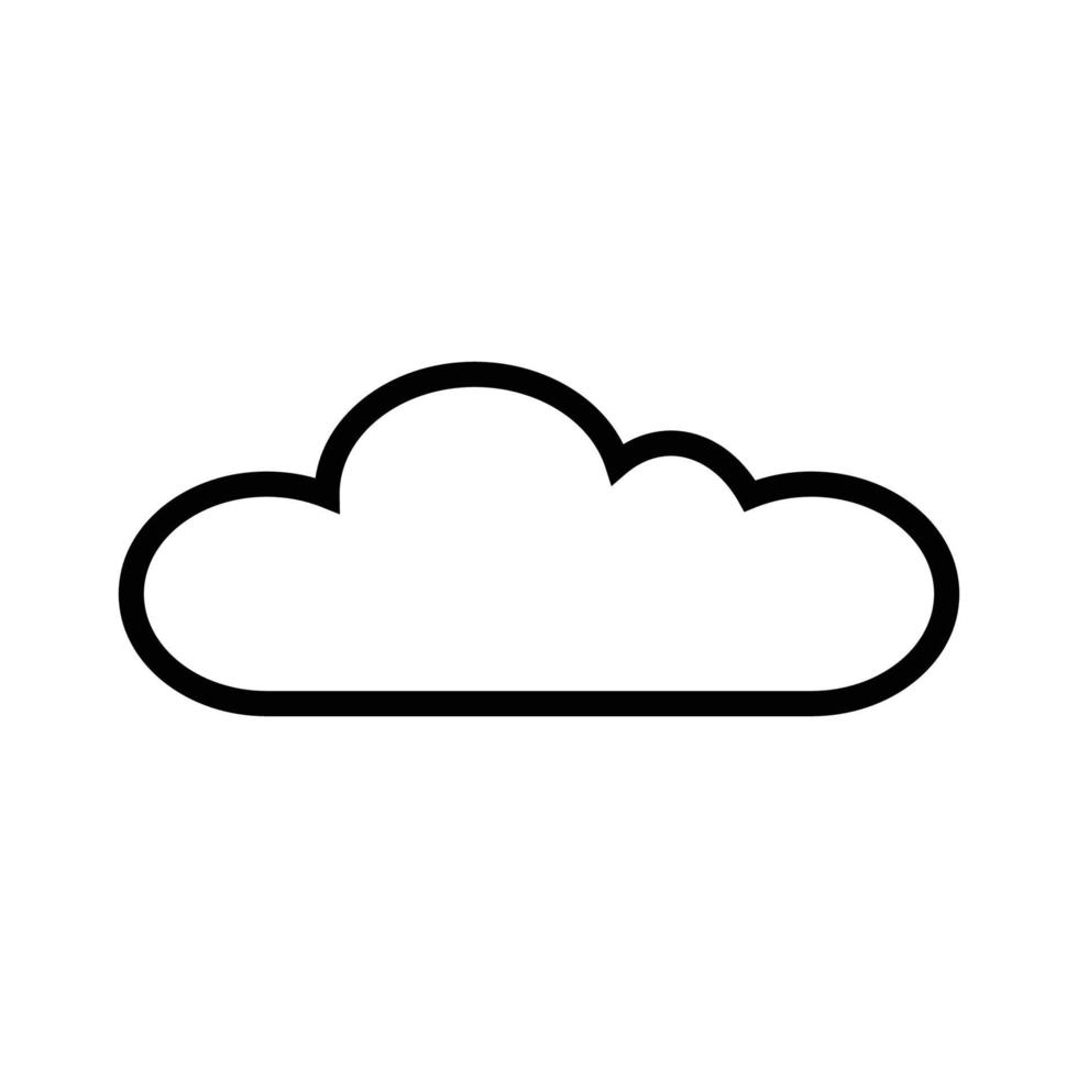 vettore logo cloud