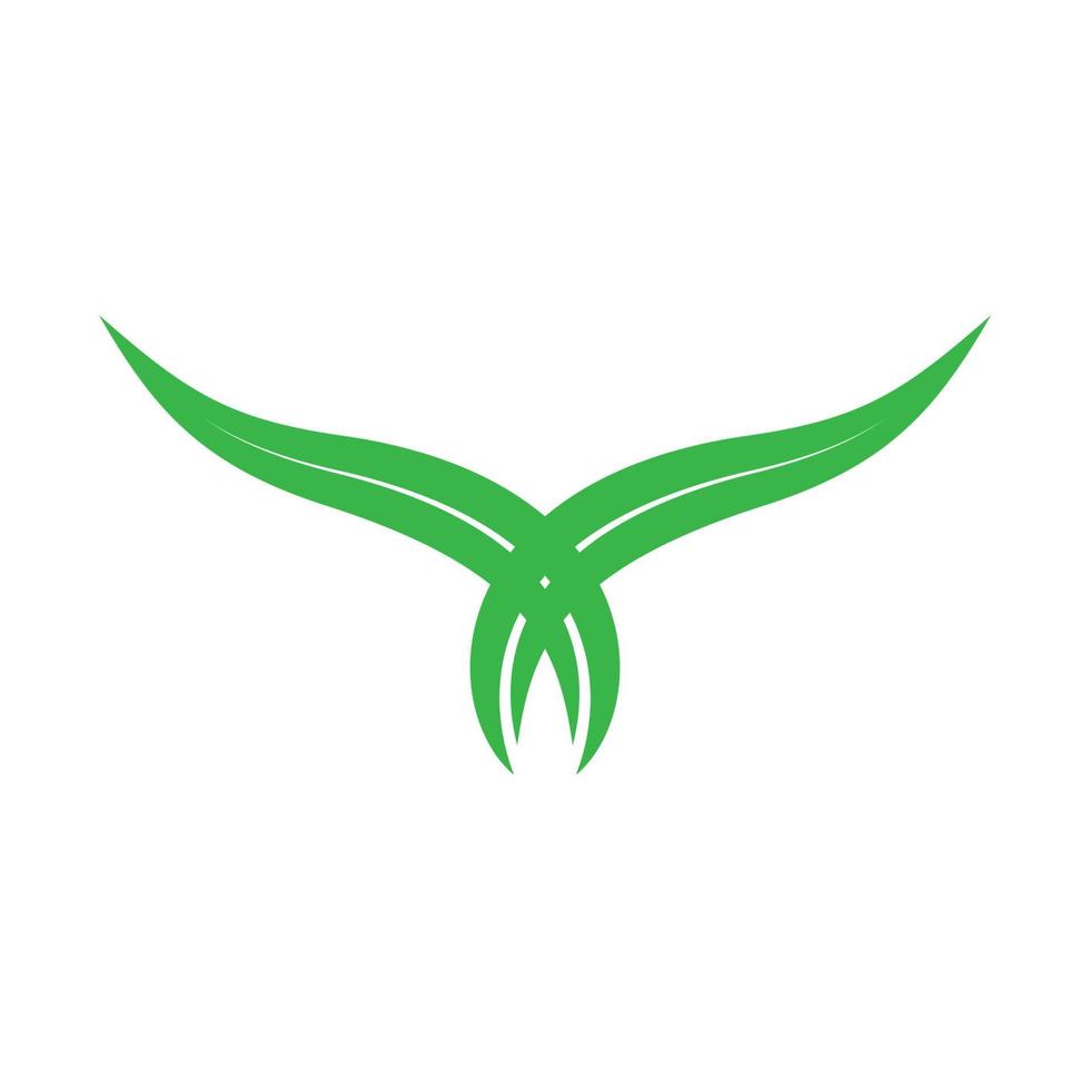 logo della natura della foglia vettore