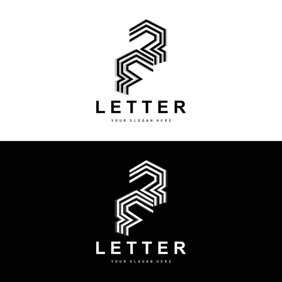 r lettera logo, vettore alfabeto simbolo, design per marca loghi con iniziale lettera