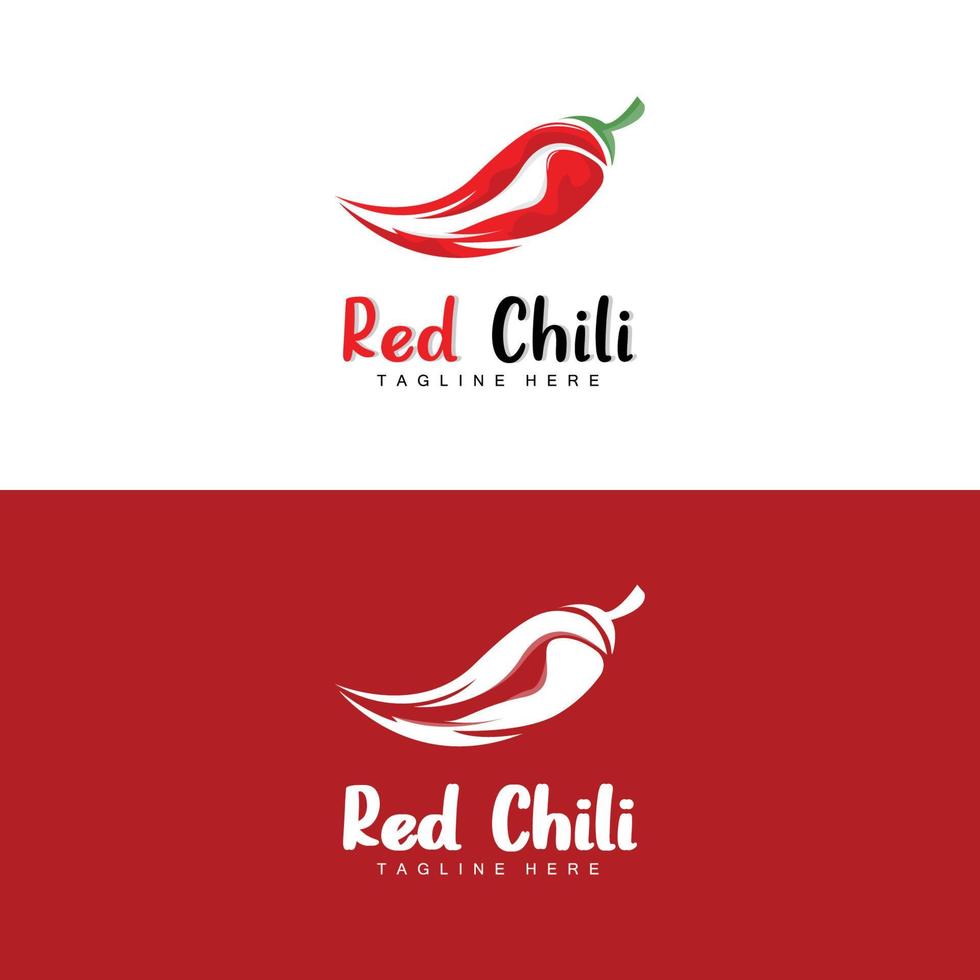 rosso chili logo, caldo chili peperoni vettore, chili giardino Casa illustrazione, azienda Prodotto marca illustrazione vettore