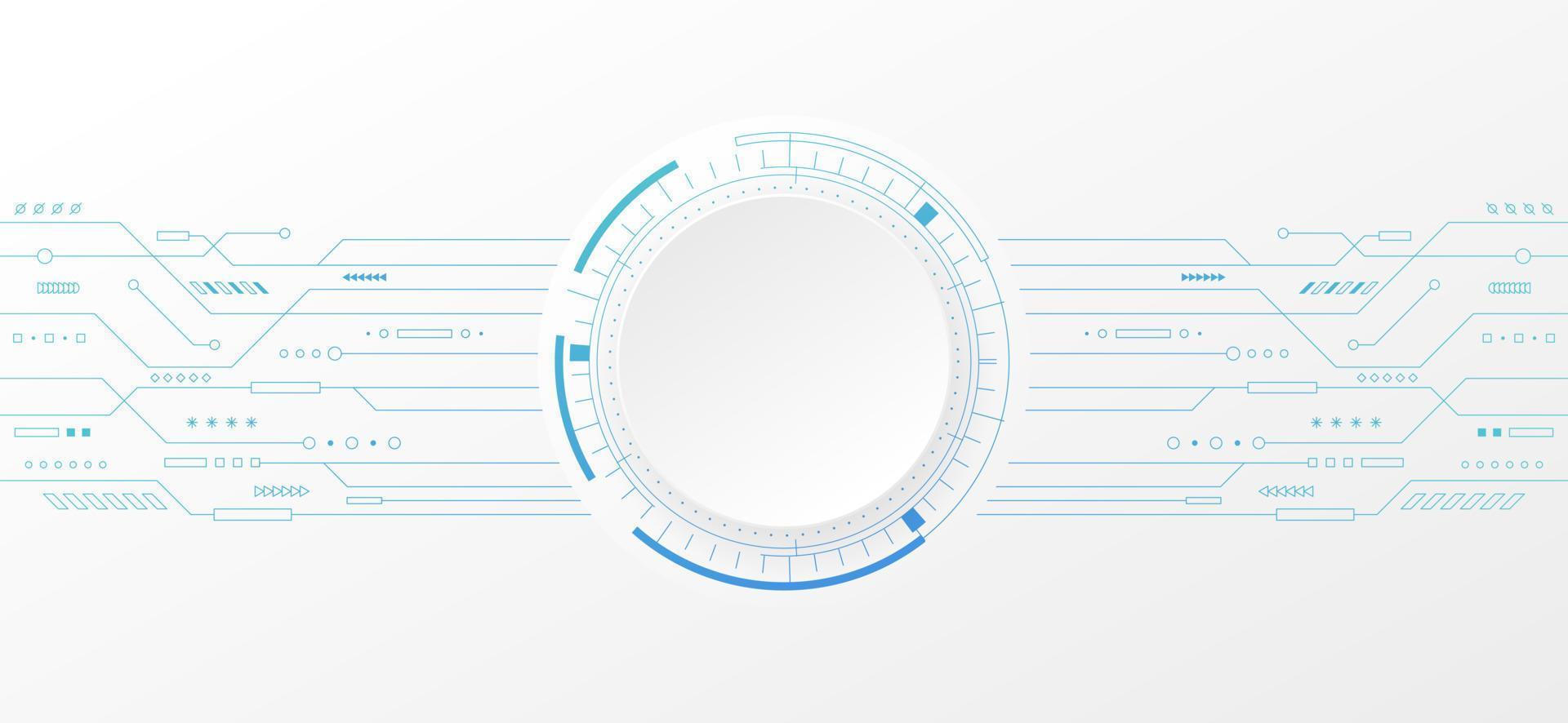 astratto tecnologia sfondo. Ciao Tech digitale e comunicazione concetto. vettore sfondo design con circuito linea. vettore illustrazione.