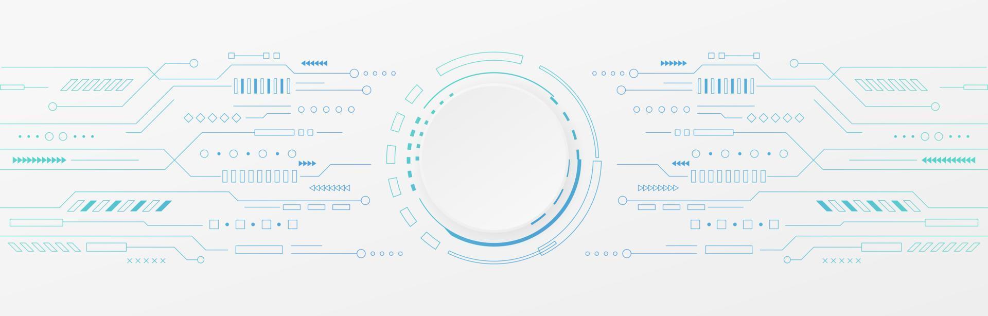 astratto tecnologia sfondo. Ciao Tech digitale e comunicazione concetto. vettore sfondo design con circuito linea. vettore illustrazione.