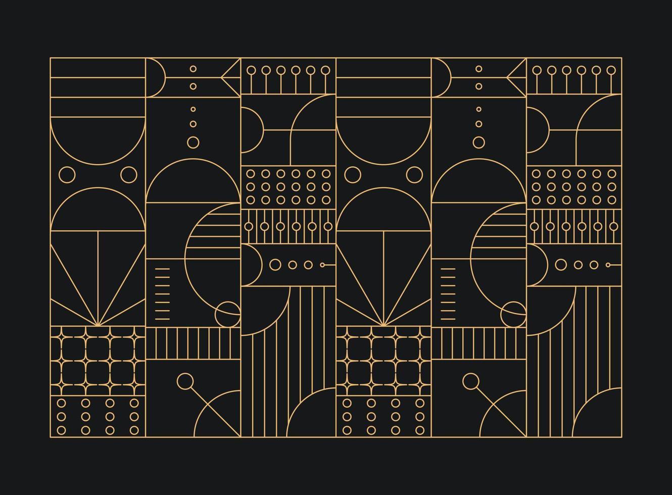 moderno art deco geometrico. sfondo geometrico astratto di vettore. illustrazione vettoriale. vettore