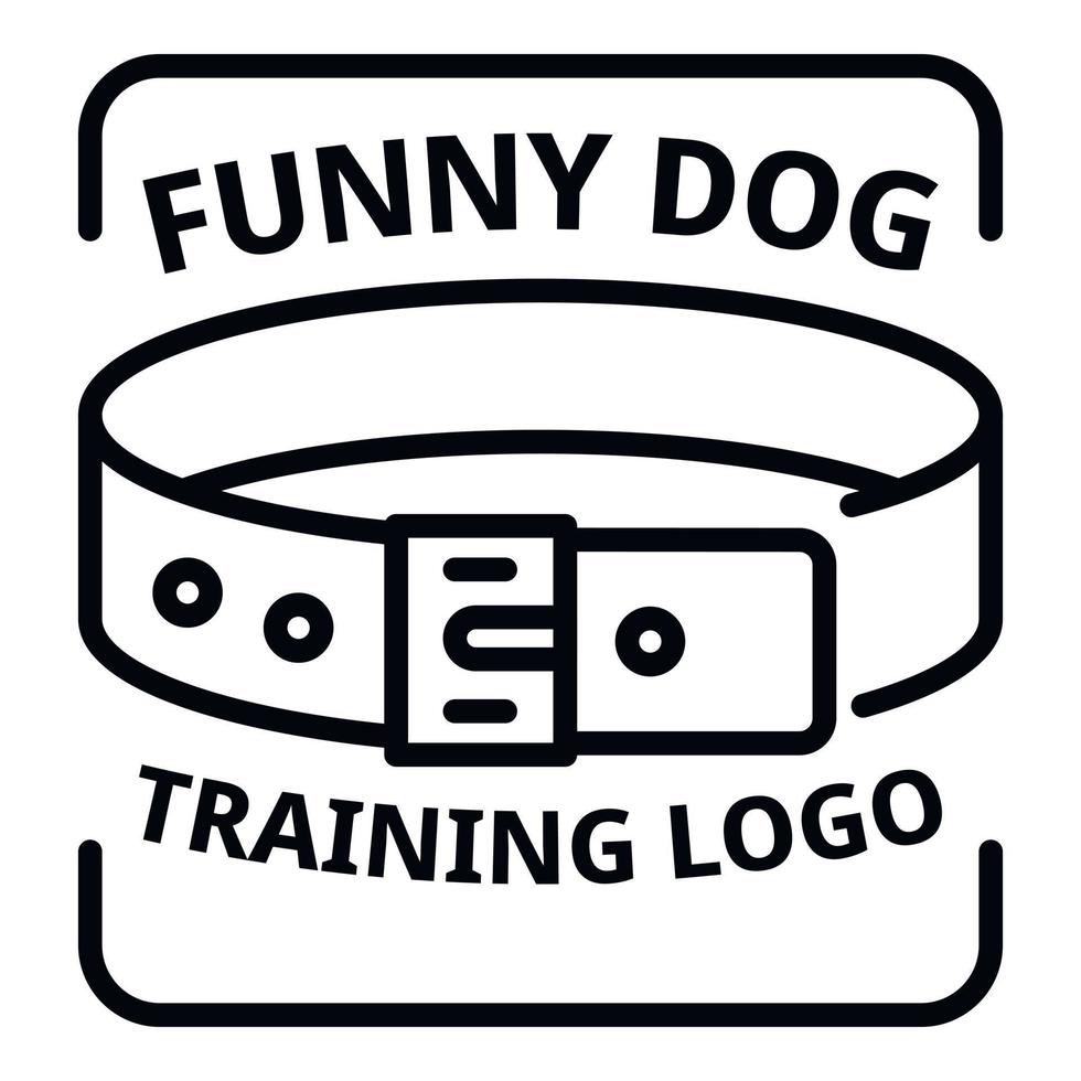 fanatico cane formazione logo, schema stile vettore