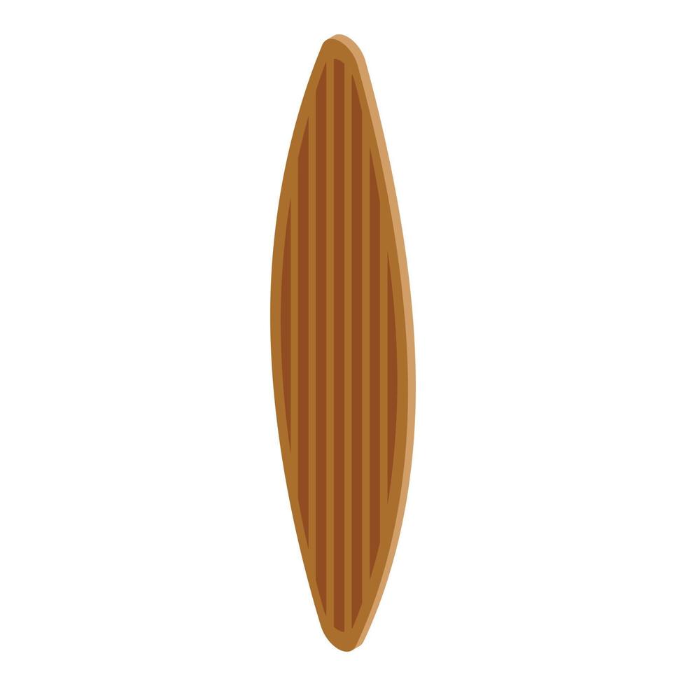 legna tavola da surf icona, isometrico stile vettore