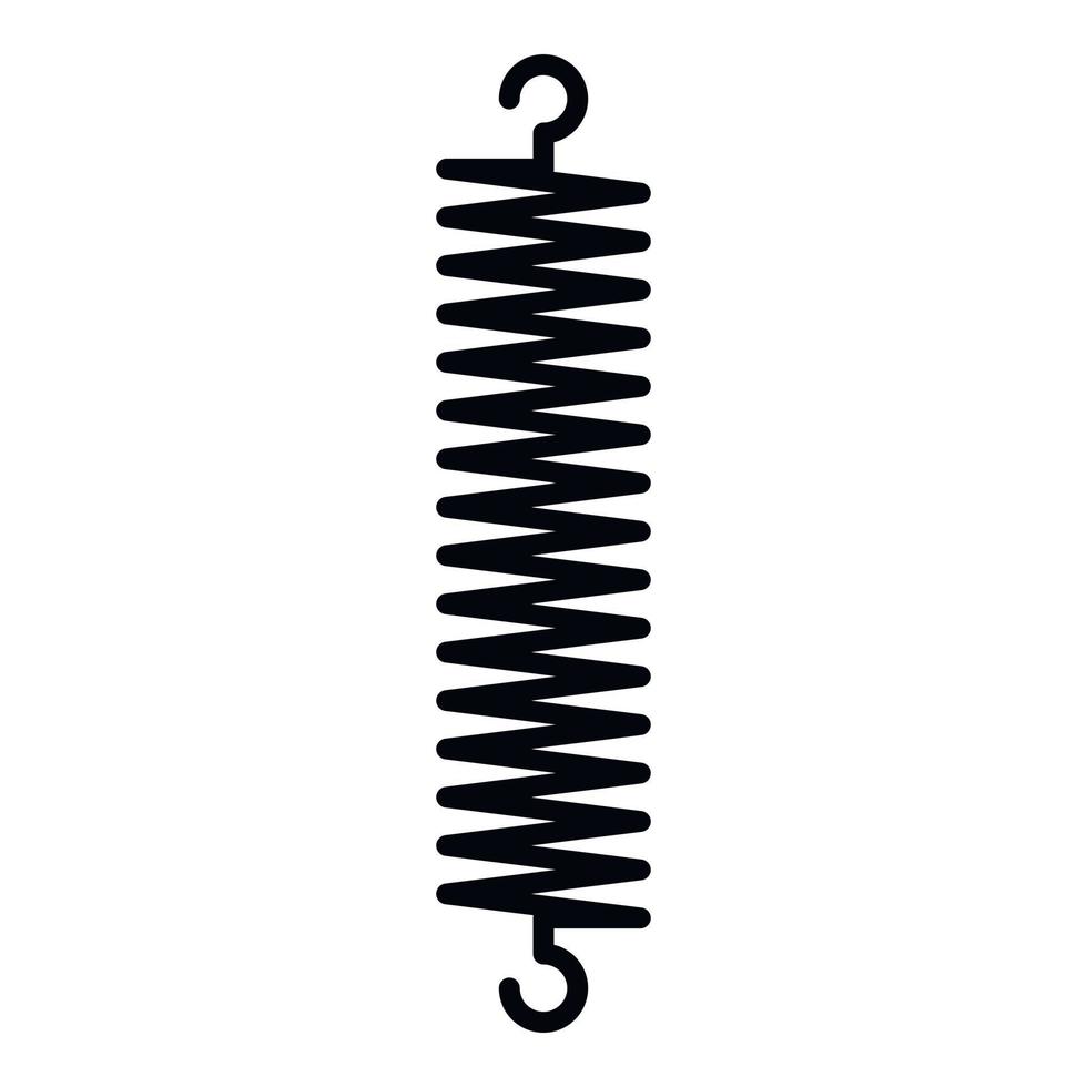 spirale primavera icona, schema stile vettore