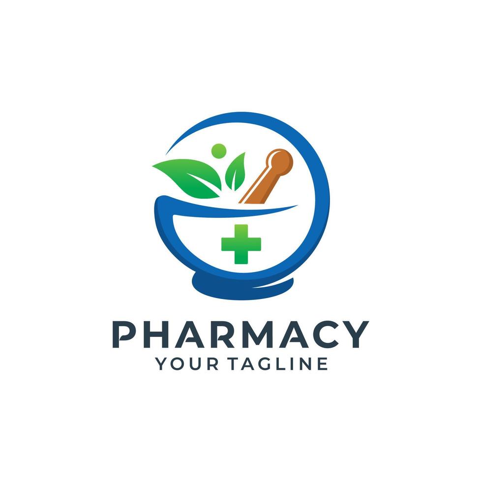 medico, farmacia logo design vettore