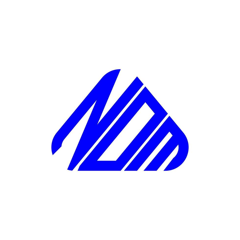 nom lettera logo creativo design con vettore grafico, nom semplice e moderno logo.