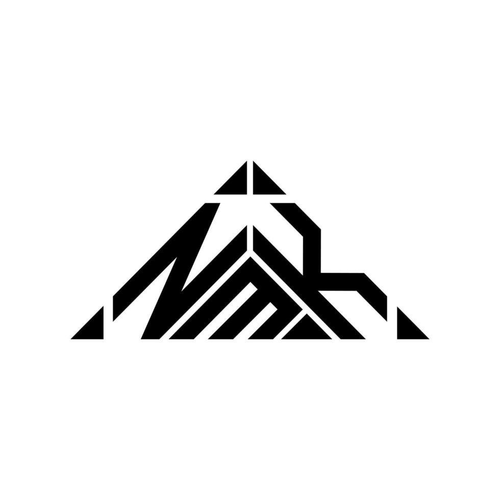 nmk lettera logo creativo design con vettore grafico, nmk semplice e moderno logo.