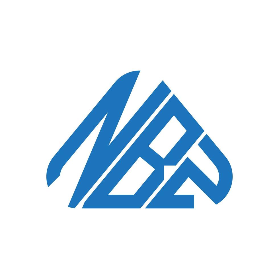 nbz lettera logo creativo design con vettore grafico, nbz semplice e moderno logo.