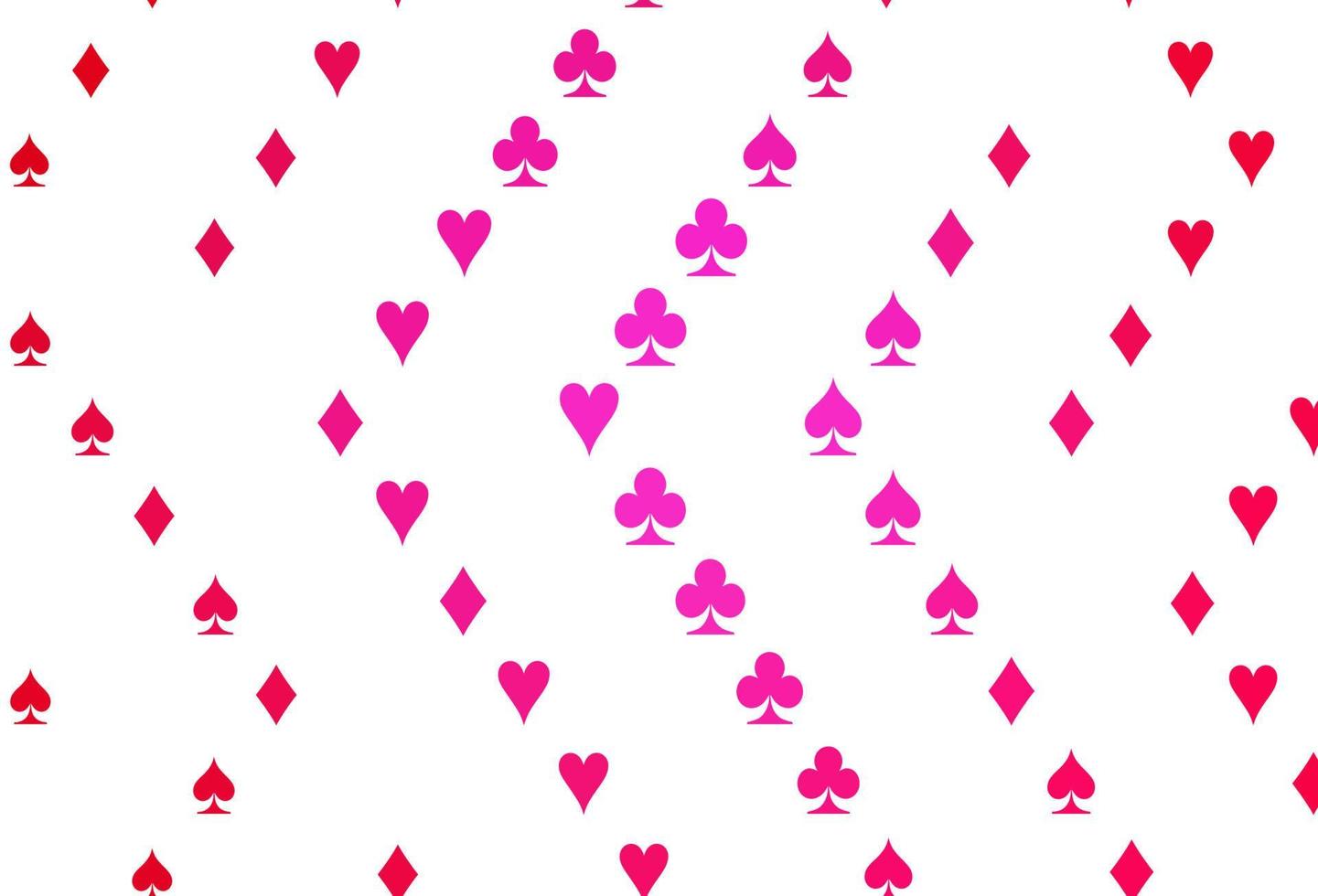 layout vettoriale rosa chiaro con elementi di carte.