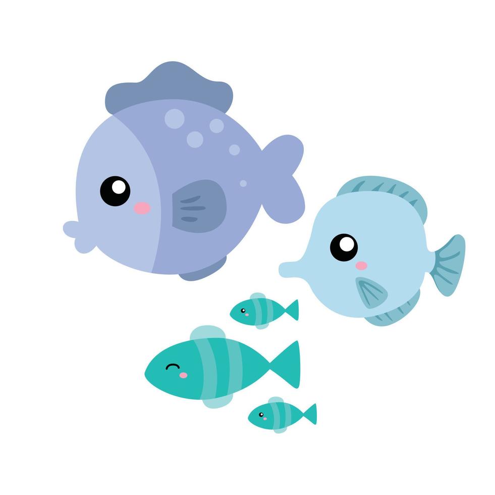 animale subacqueo pesce illustrazione vettore clipart