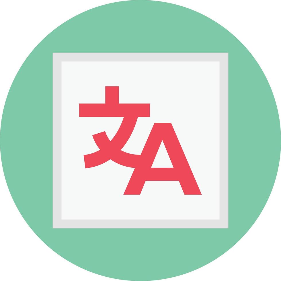 illustrazione vettoriale di traduzione su uno sfondo simboli di qualità premium. icone vettoriali per il concetto e la progettazione grafica.