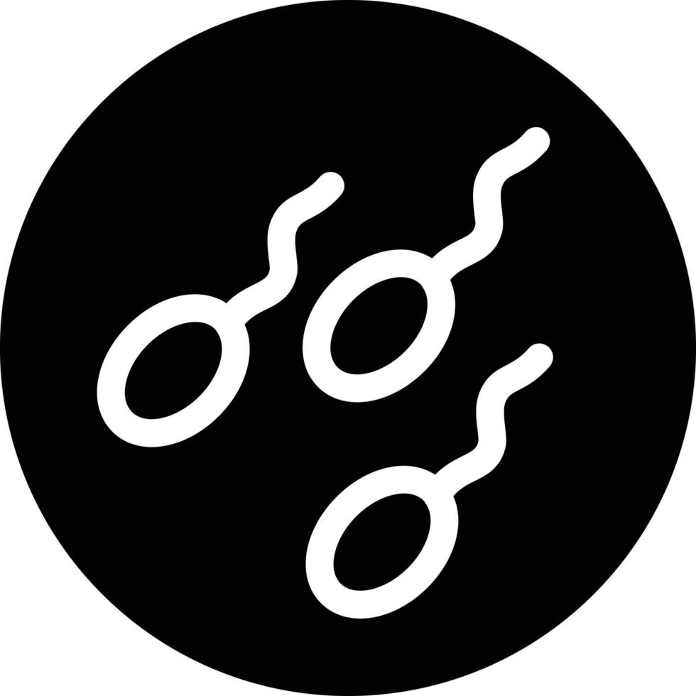 illustrazione vettoriale dello sperma su uno sfondo simboli di qualità premium. icone vettoriali per il concetto e la progettazione grafica.