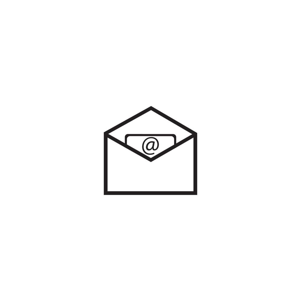 vettore del logo della posta