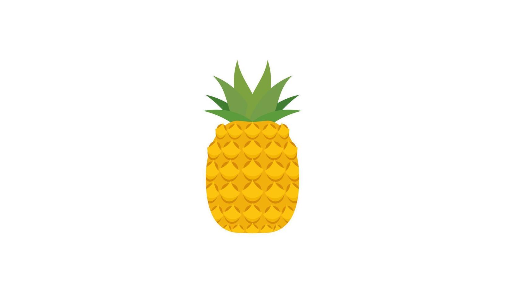 ananas logo. illustrazione di ananas frutta, estate frutta, per un' salutare e naturale vita. vettore