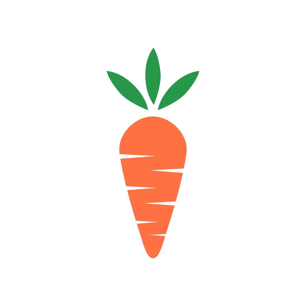 carota astratto vettore logo