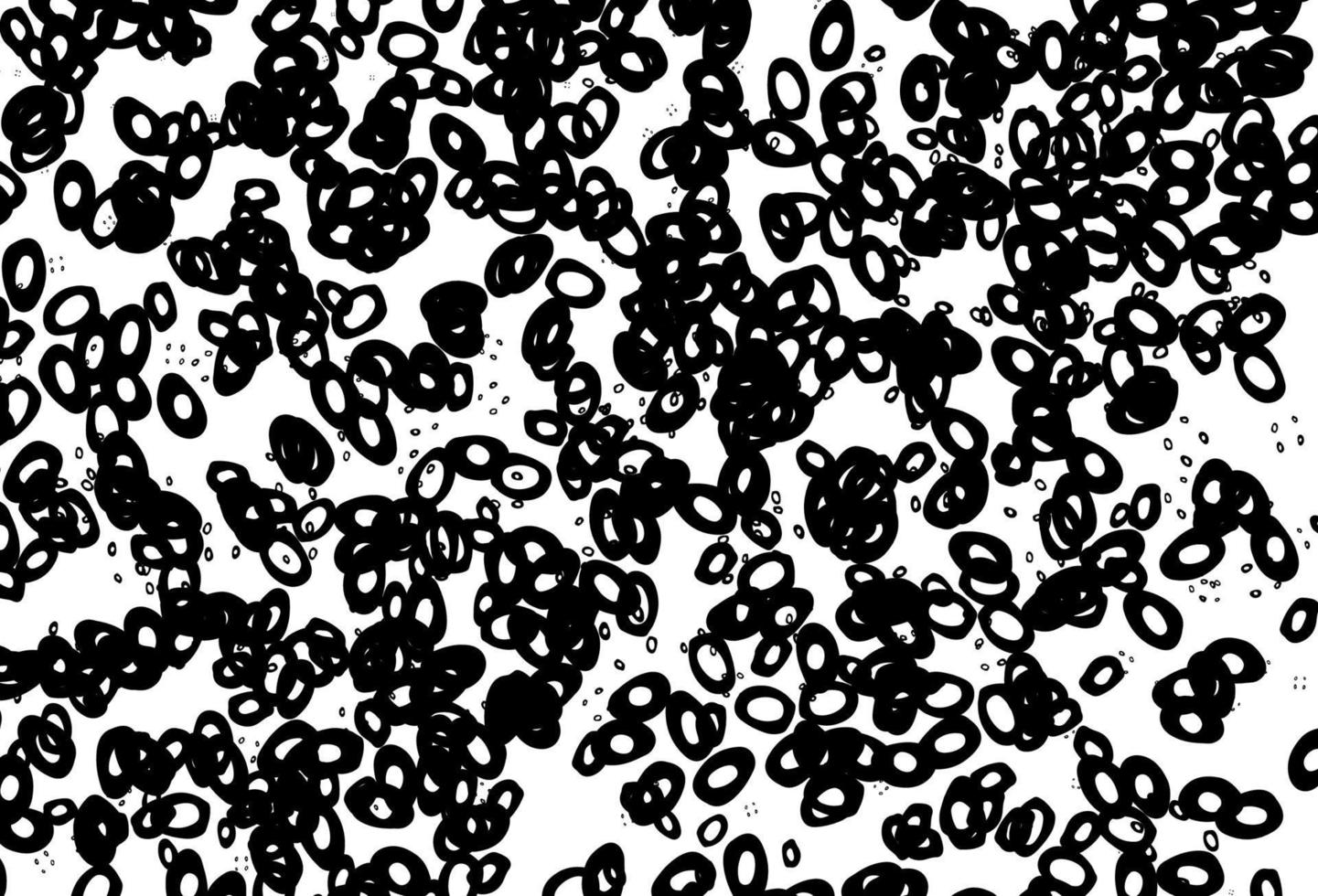 modello vettoriale in bianco e nero con cerchi.