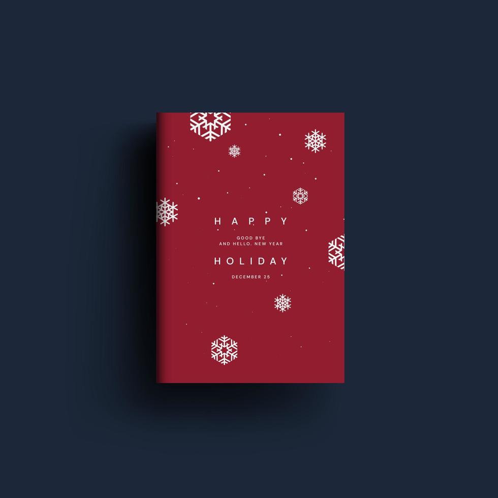inverno sfondo, Natale manifesto, libro copertina, modello vettore