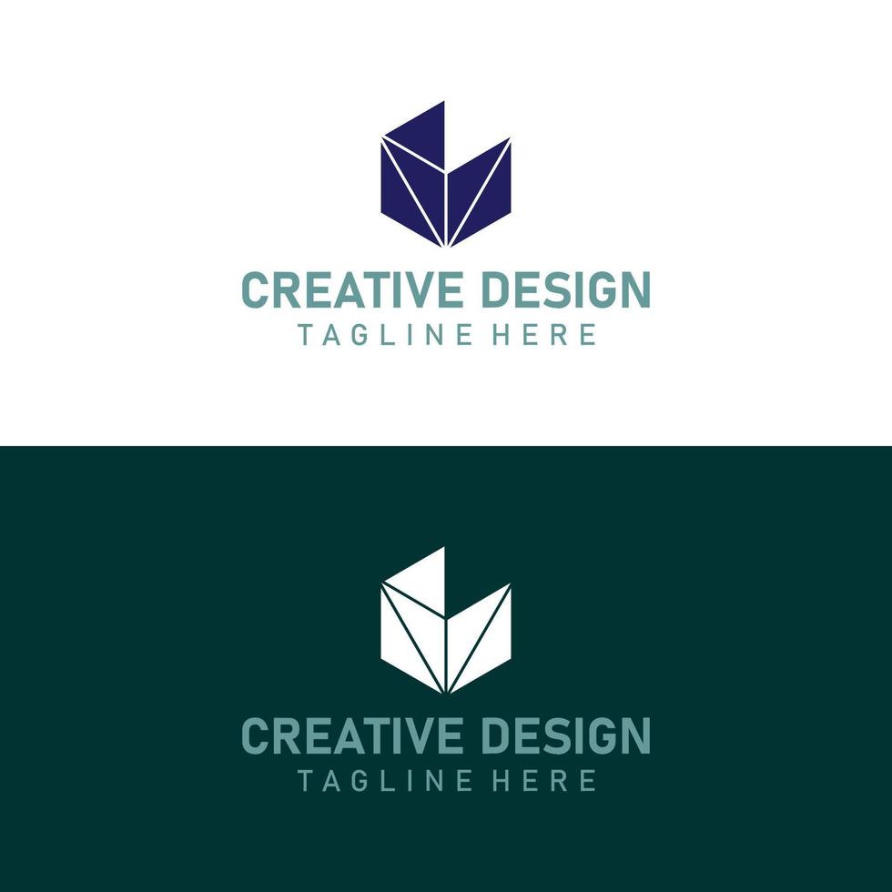 astratto aziendale il branding logo disegno, logo modello design con esagono geometria vettore