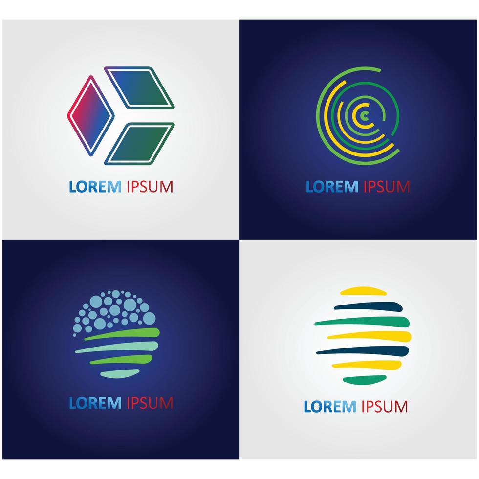 design del logo creativo vettore