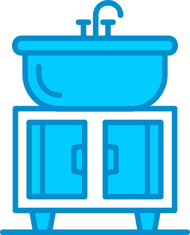 lavabo creativo icona design vettore