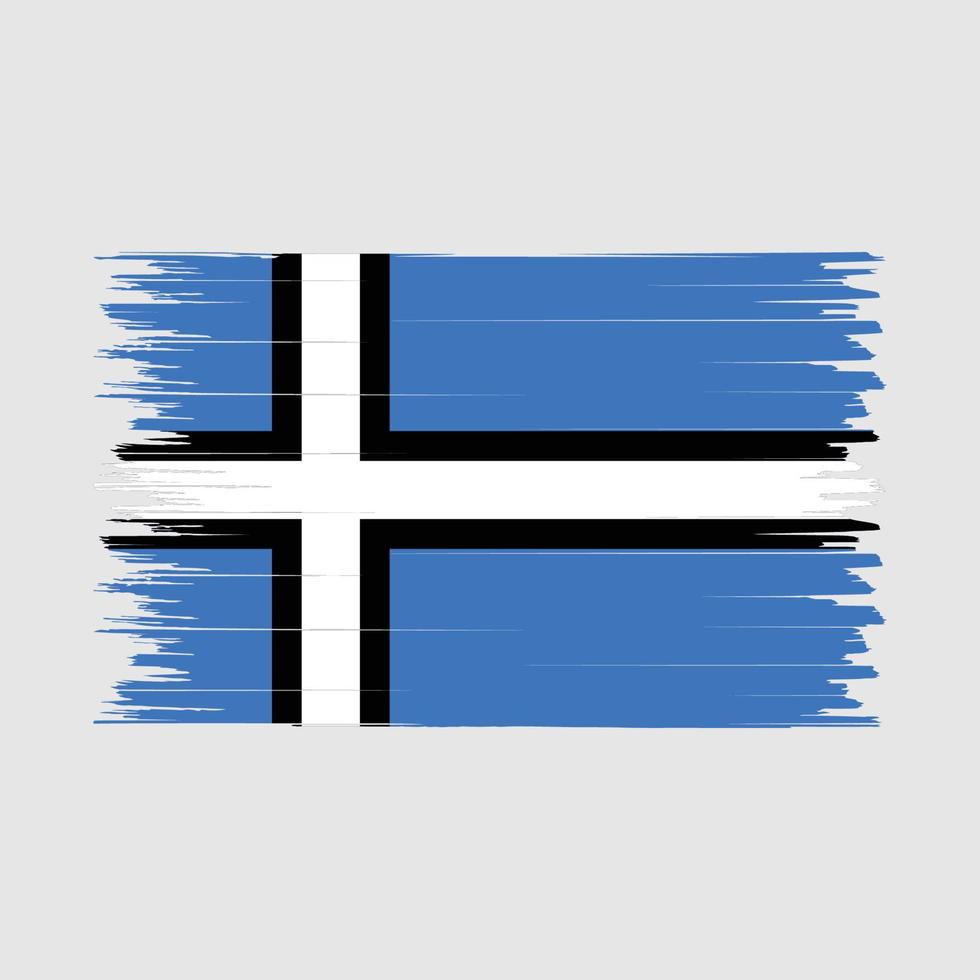 pennello bandiera estonia vettore