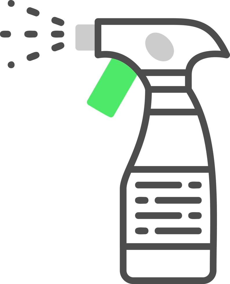 spray bottiglia creativo icona design vettore