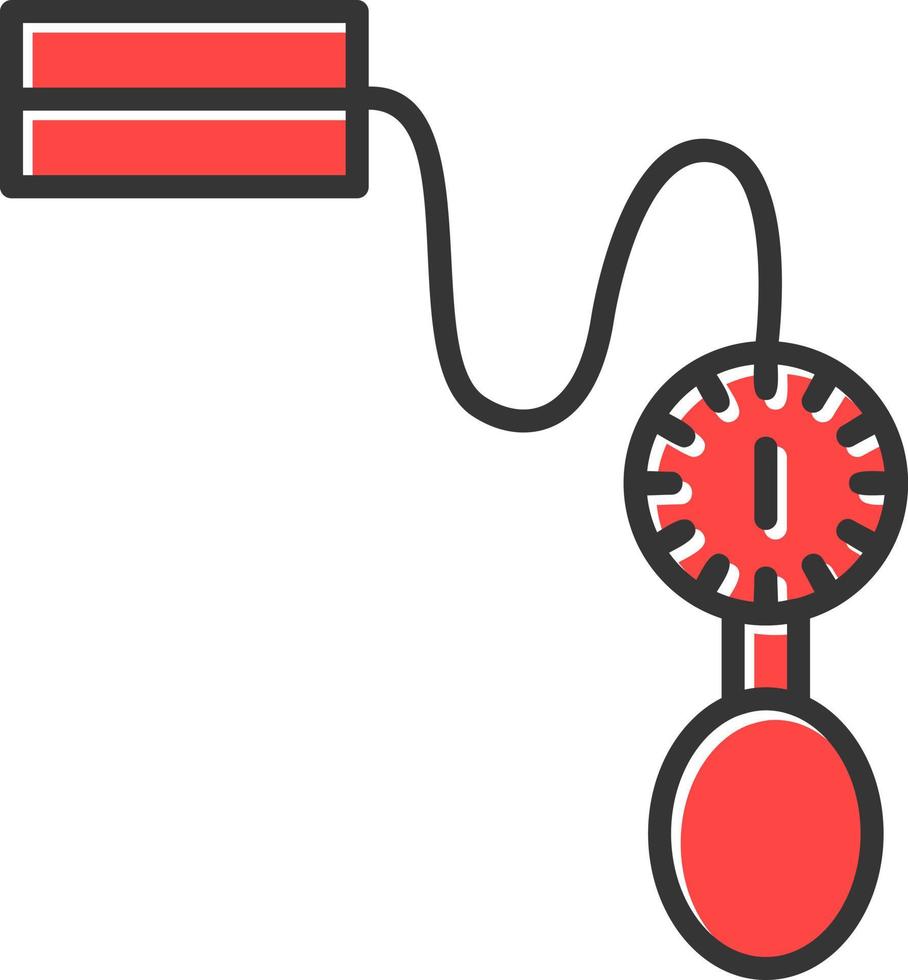 tensiometro creativo icona design vettore
