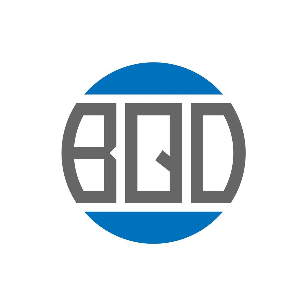 bqo lettera logo design su bianca sfondo. bqo creativo iniziali cerchio logo concetto. bqo lettera design. vettore