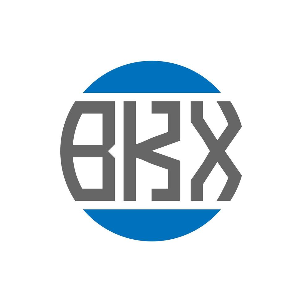 bkx lettera logo design su bianca sfondo. bkx creativo iniziali cerchio logo concetto. bkx lettera design. vettore