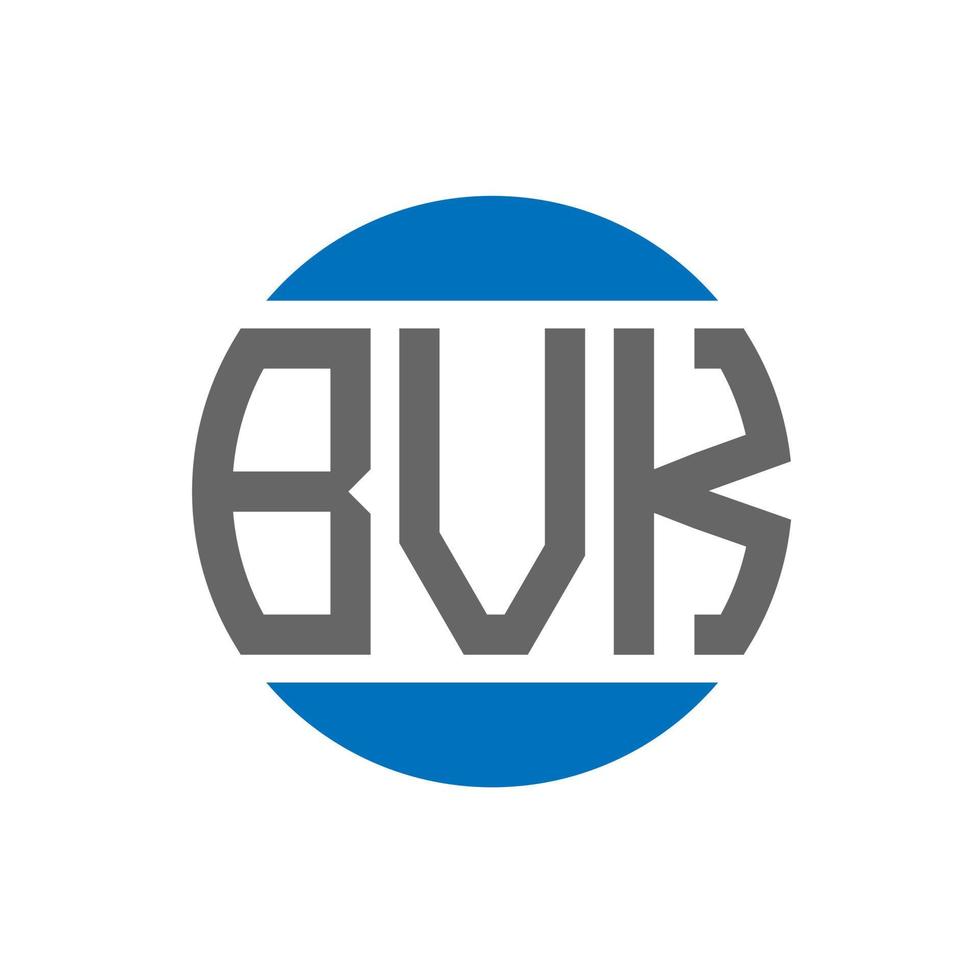 bvk lettera logo design su bianca sfondo. bvk creativo iniziali cerchio logo concetto. bvk lettera design. vettore