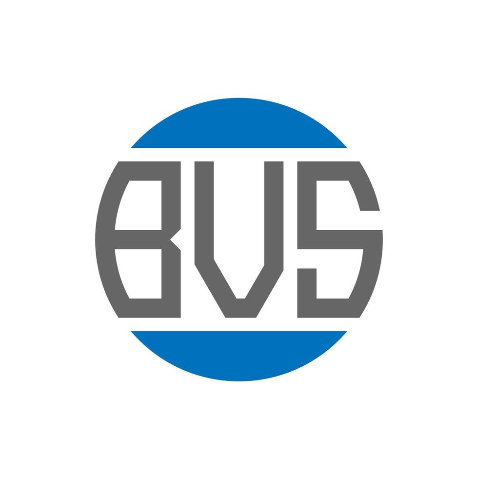 bvs lettera logo design su bianca sfondo. bvs creativo iniziali cerchio logo concetto. bvs lettera design. vettore