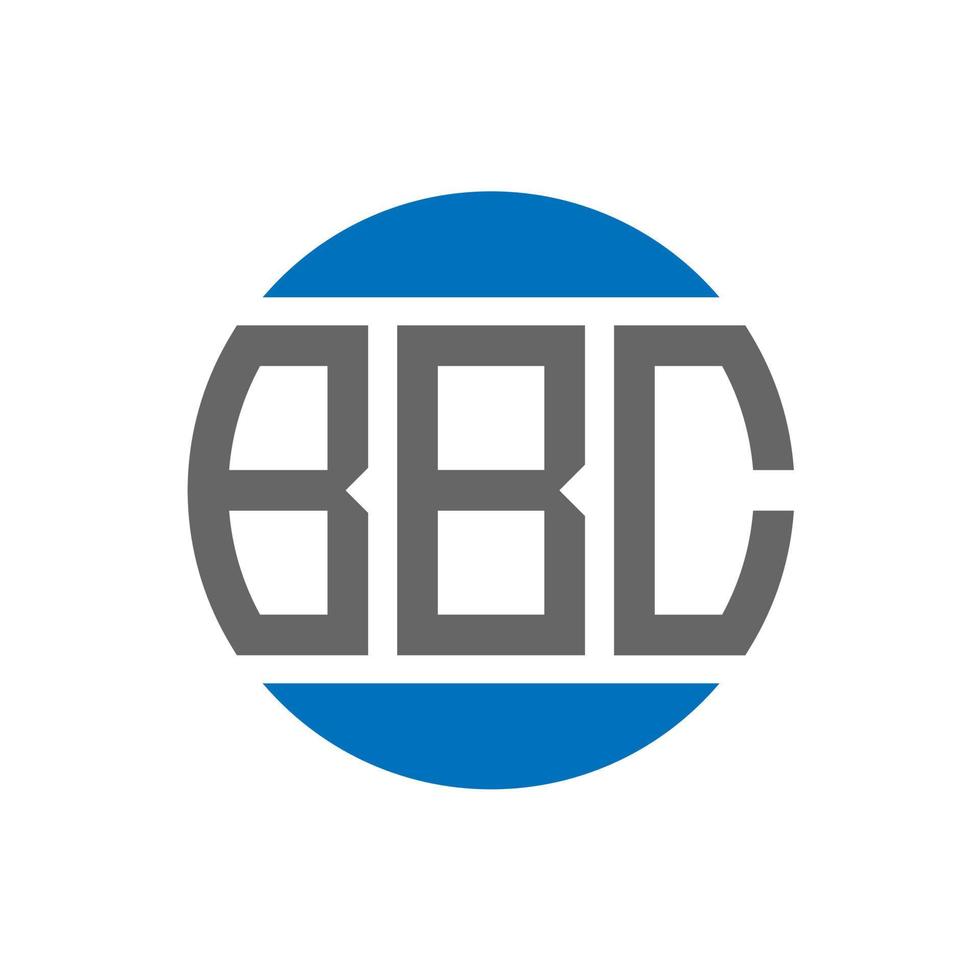 bbc lettera logo design su bianca sfondo. bbc creativo iniziali cerchio logo concetto. bbc lettera design. vettore