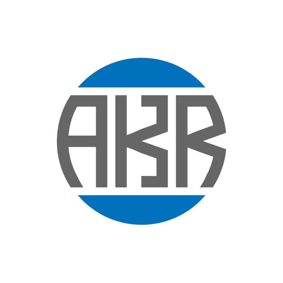 akr lettera logo design su bianca sfondo. akr creativo iniziali cerchio logo concetto. akr lettera design. vettore