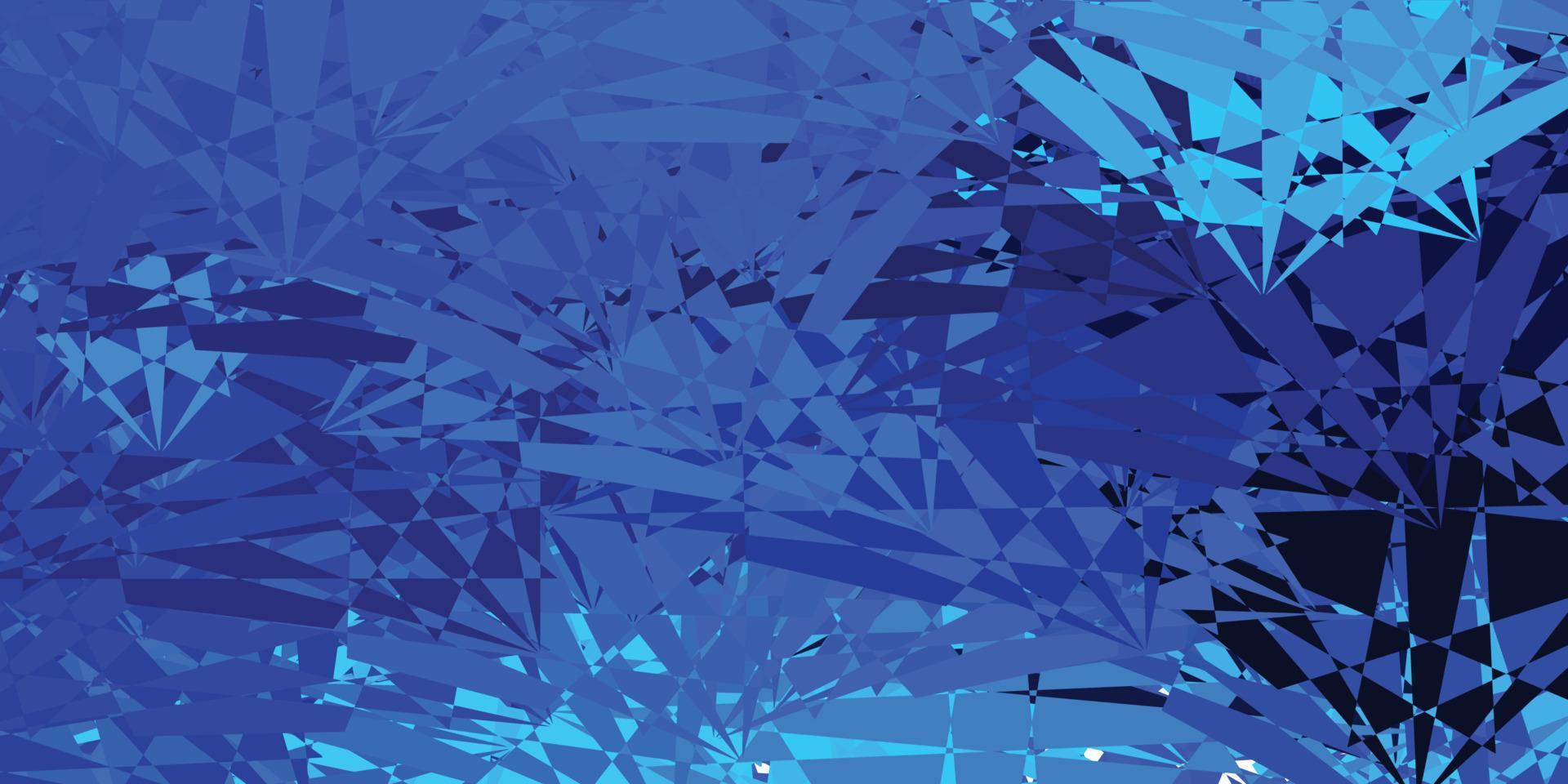 sfondo vettoriale azzurro con forme caotiche.