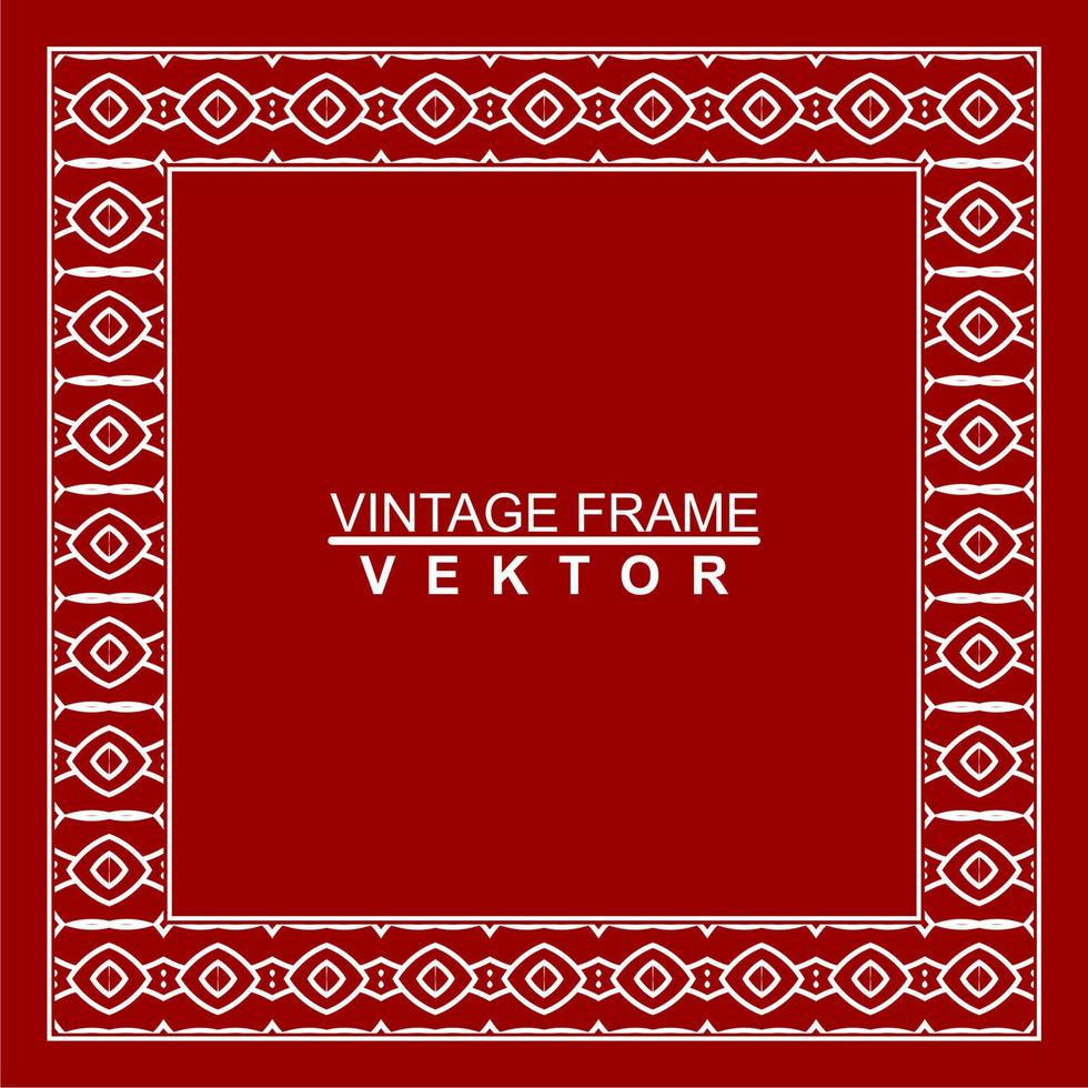 Vintage ▾ ornamentale vettore telaio. vettore illustrazione modello per design