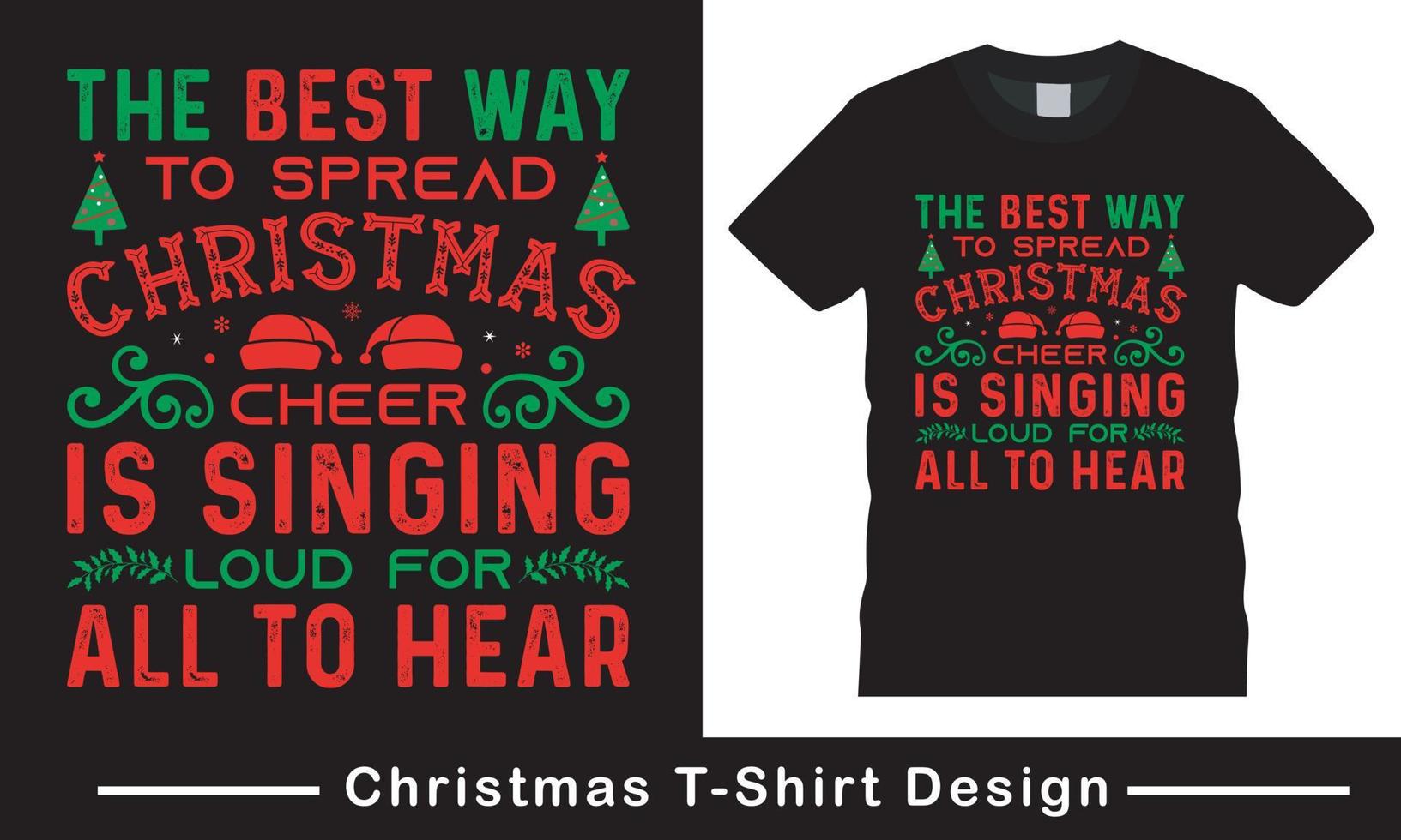 Natale grafico maglietta design vettore. babbo natale, allegro, Natale tipografia professionista vettore