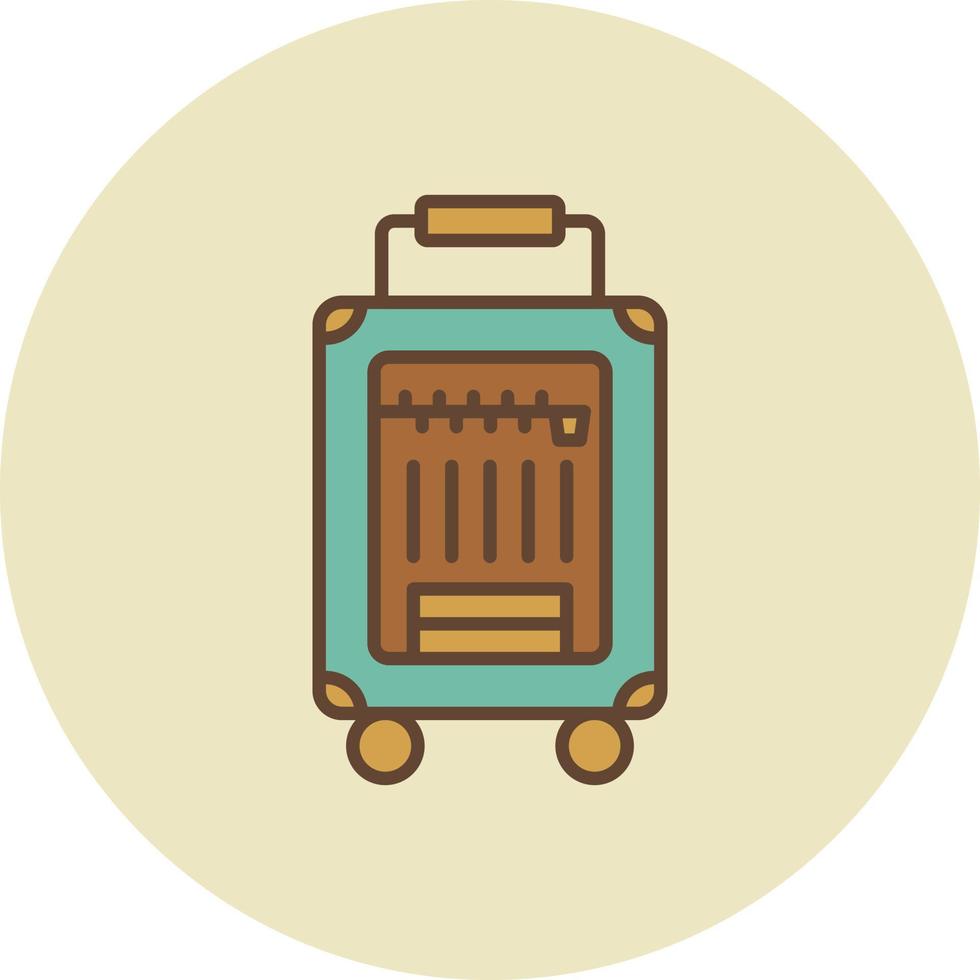 bagaglio creativo icona design vettore