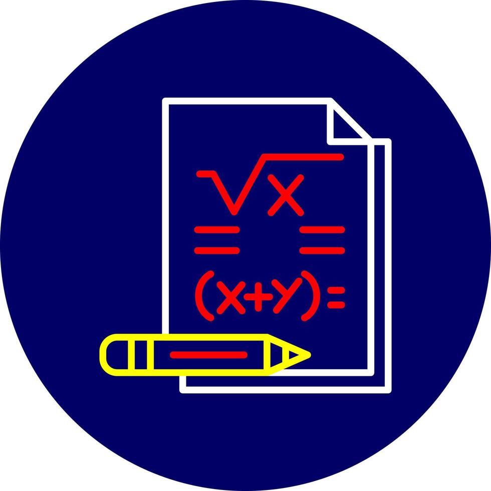 matematica creativo icona design vettore