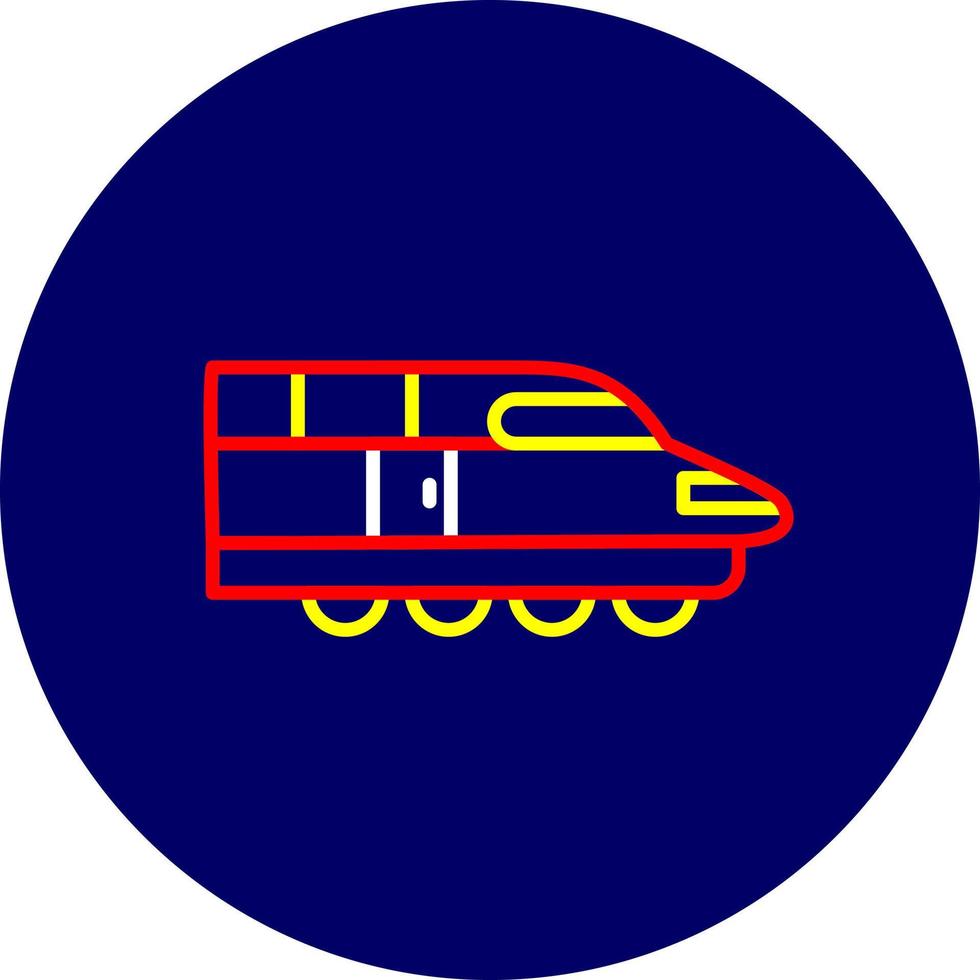 treno creativo icona design vettore