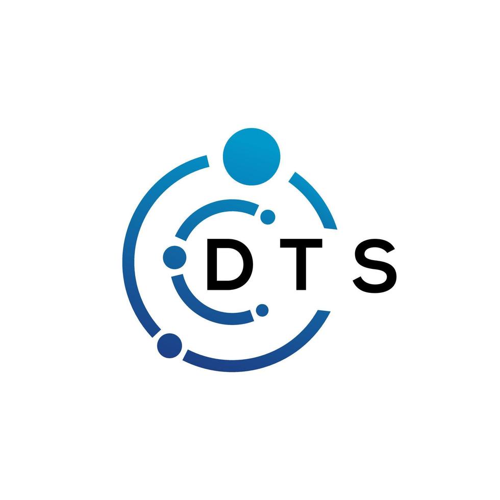 dts lettera logo design su bianca sfondo. dts creativo iniziali lettera logo concetto. dts lettera design. vettore